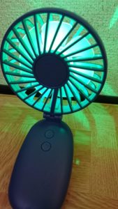 ハンディ扇風機LED